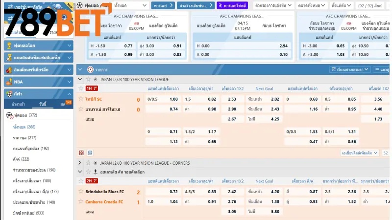 ทำไมต้องเลือกเดิมพัน กีฬา 789bet