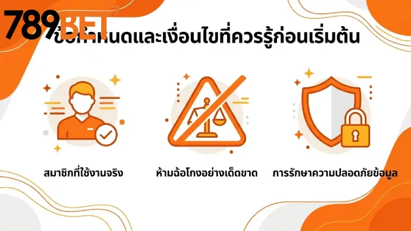 เงื่อนไขและข้อตกลงที่ควรรู้ก่อนเริ่มงาน